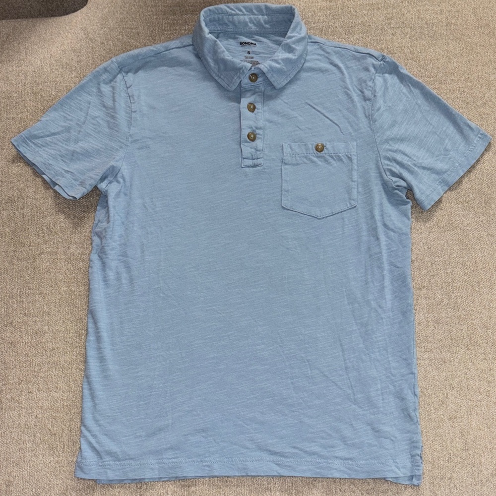 Sonoma Light Blue Polo Shirt for Men